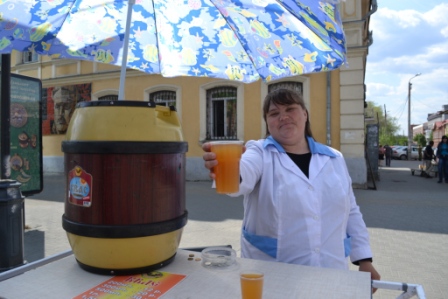 В Челябинске мы пили вкусный квас