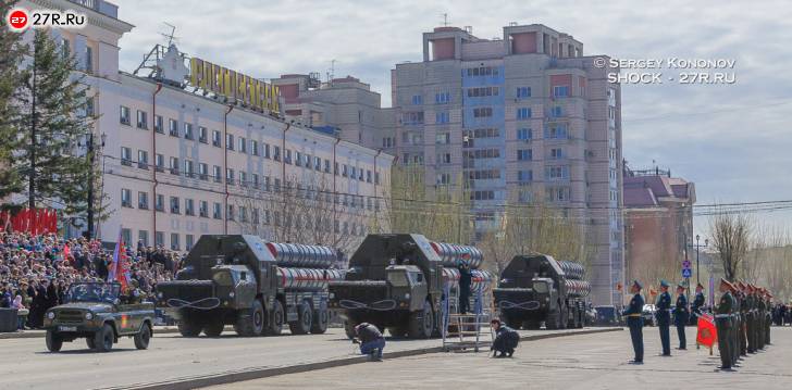 Фотографии военного парада Победы в Хабаровске 9 мая 2015г. ФОТО.